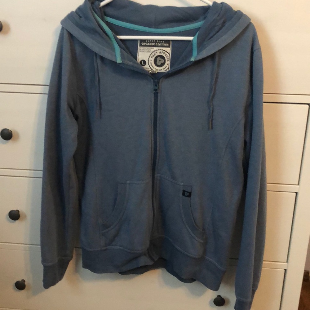 Pact Organic Blue Hoodie